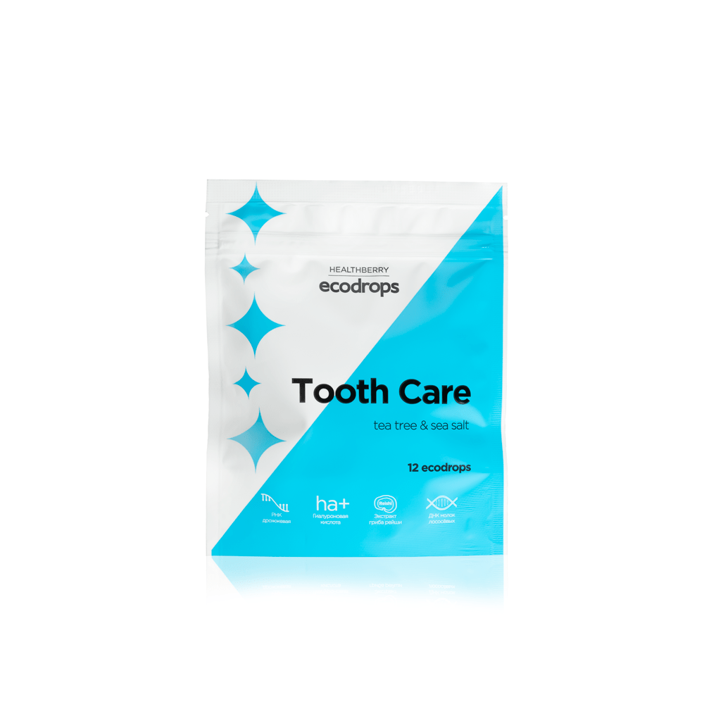 Леденцы для ухода за полостью рта Healthberry Ecodrops ToothCare по цене  220 руб. - купить в Светлограде ☛ Доставка ☆ Интернет-магазин «EcoGreenDom»